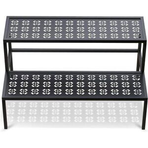 New 2 Tier Metal Plant Stand, Heavy Duty Flower Pot Shelf for Home Decor